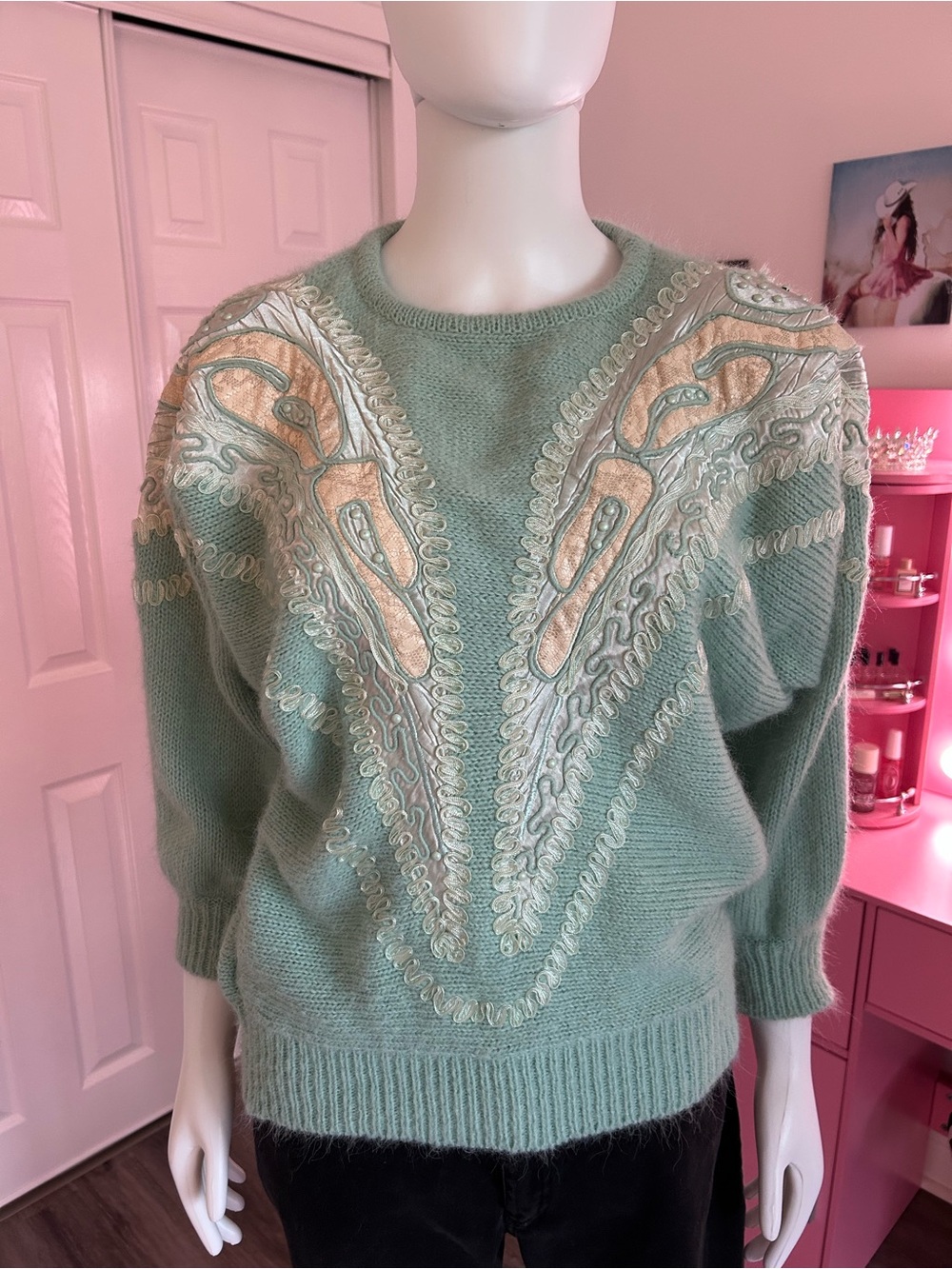 Vintage 80s Adolfo Collectibles Sweater
